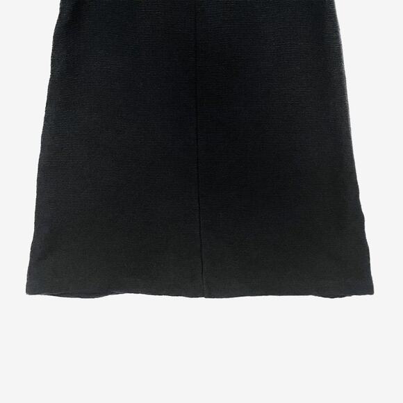 Madewell Balloon Sleeve Mini Dress Extra Small Black Cotton Minimalist Office - Picture 9 of 13